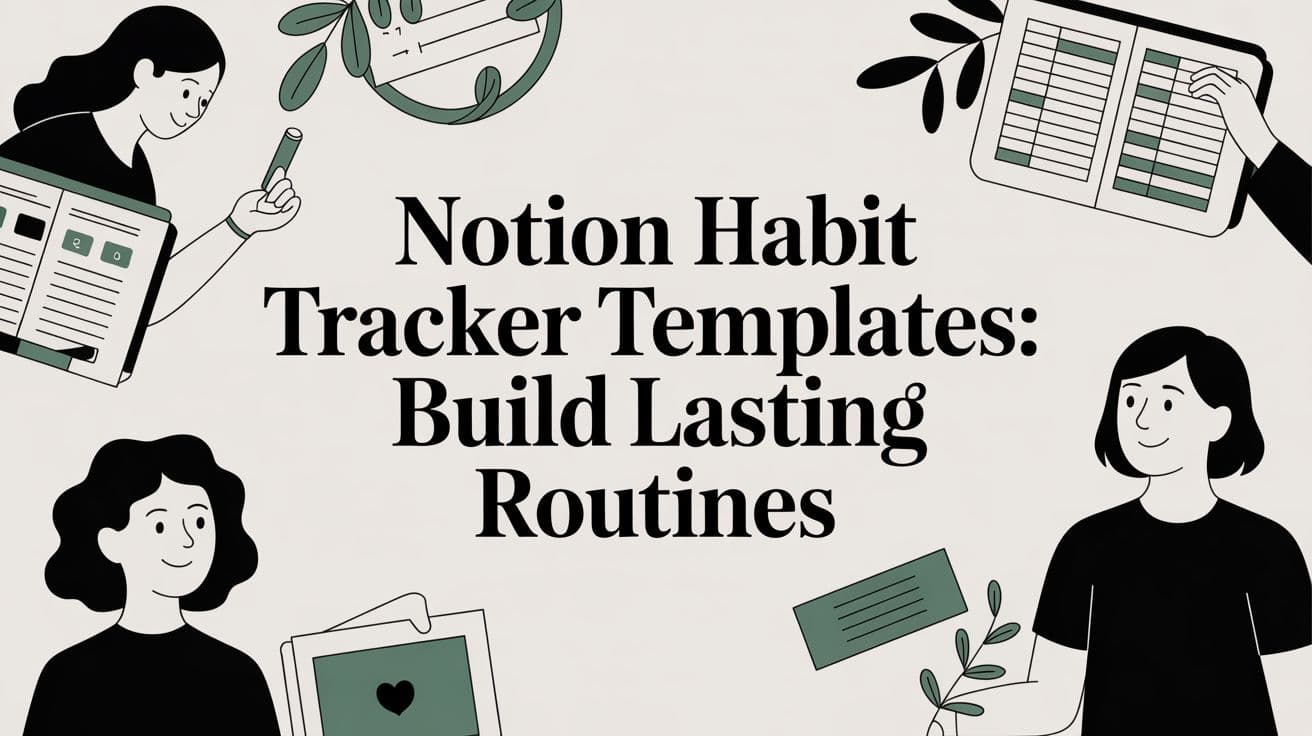 Notion Habit Tracker Templates for Daily Routines