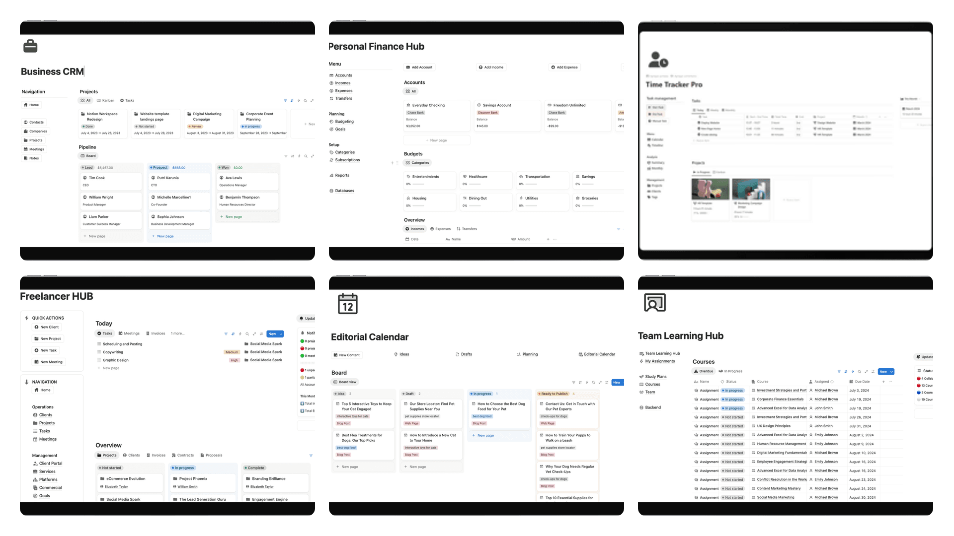 Notion template: Complete Bundle - Get access to all 19 premium templates plus 13 free templates with this complete bundle. Perfect for professionals who want the full productivity suite.