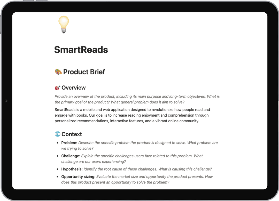 Notion Prd Example Free PRD Template | Notion Product Requirements Document