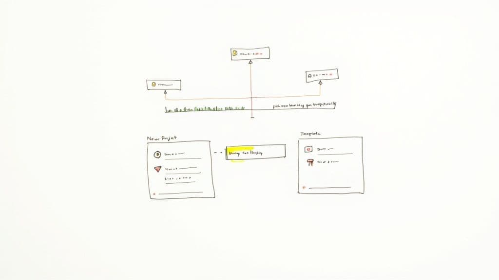 Advanced customizations dashboard in Notion showing progress bars and linked databases.