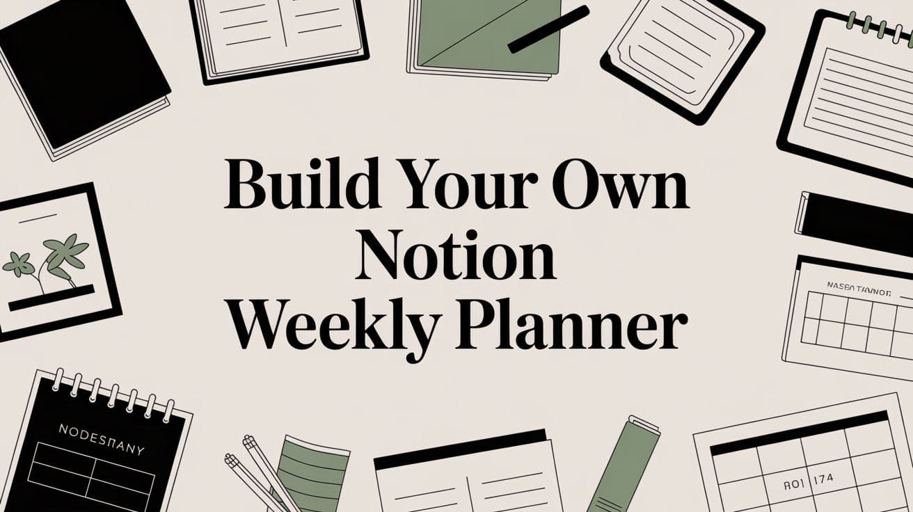 Build Your Own Notion Weekly Planner