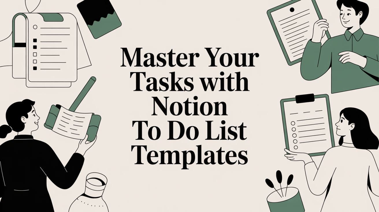 Master Your Tasks with Notion To Do List Templates