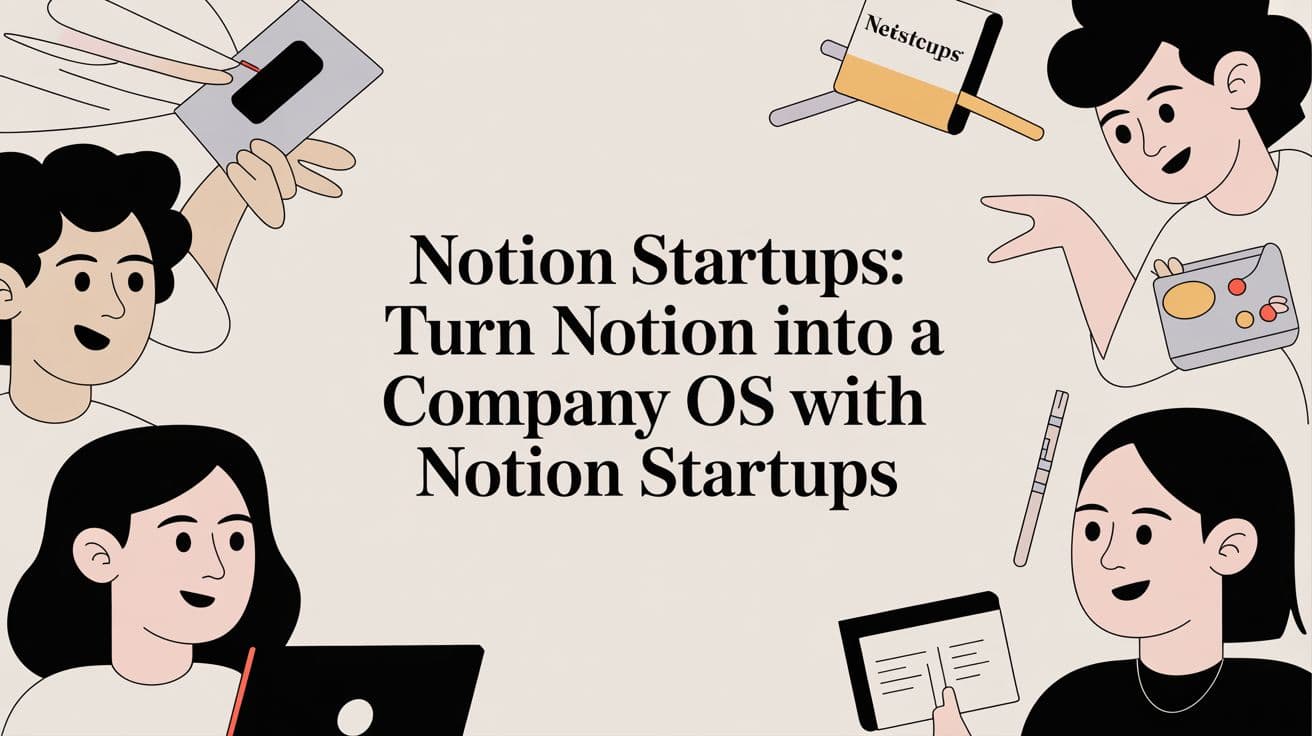 Notion Startups: Turn Notion into a Company OS with notion startups