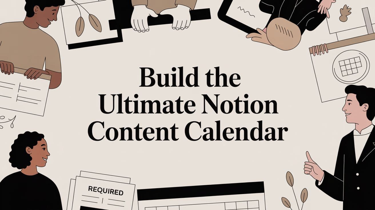Build the Ultimate Notion Content Calendar