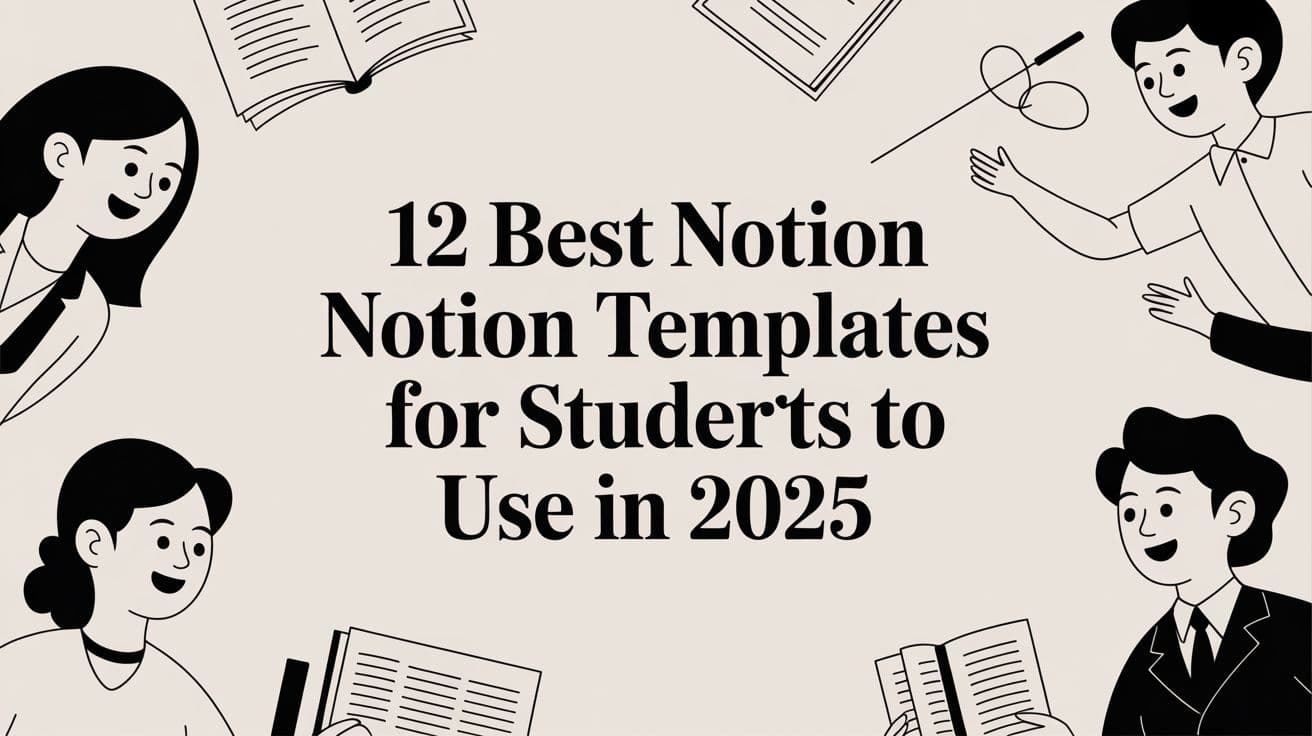 12 Best Notion Templates for Students to Use in 2025
