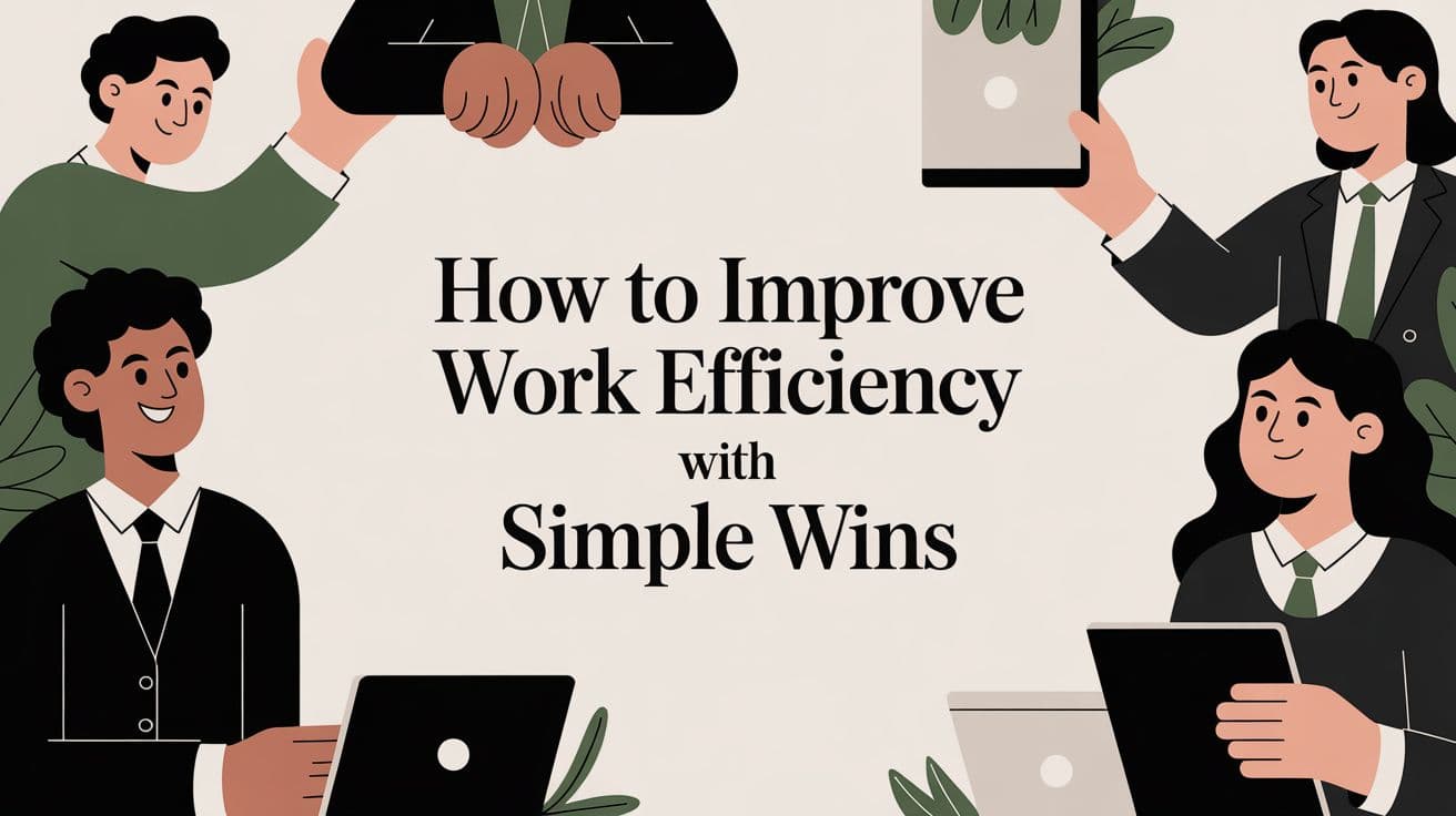 How to Improve Work Efficiency with Simple Wins