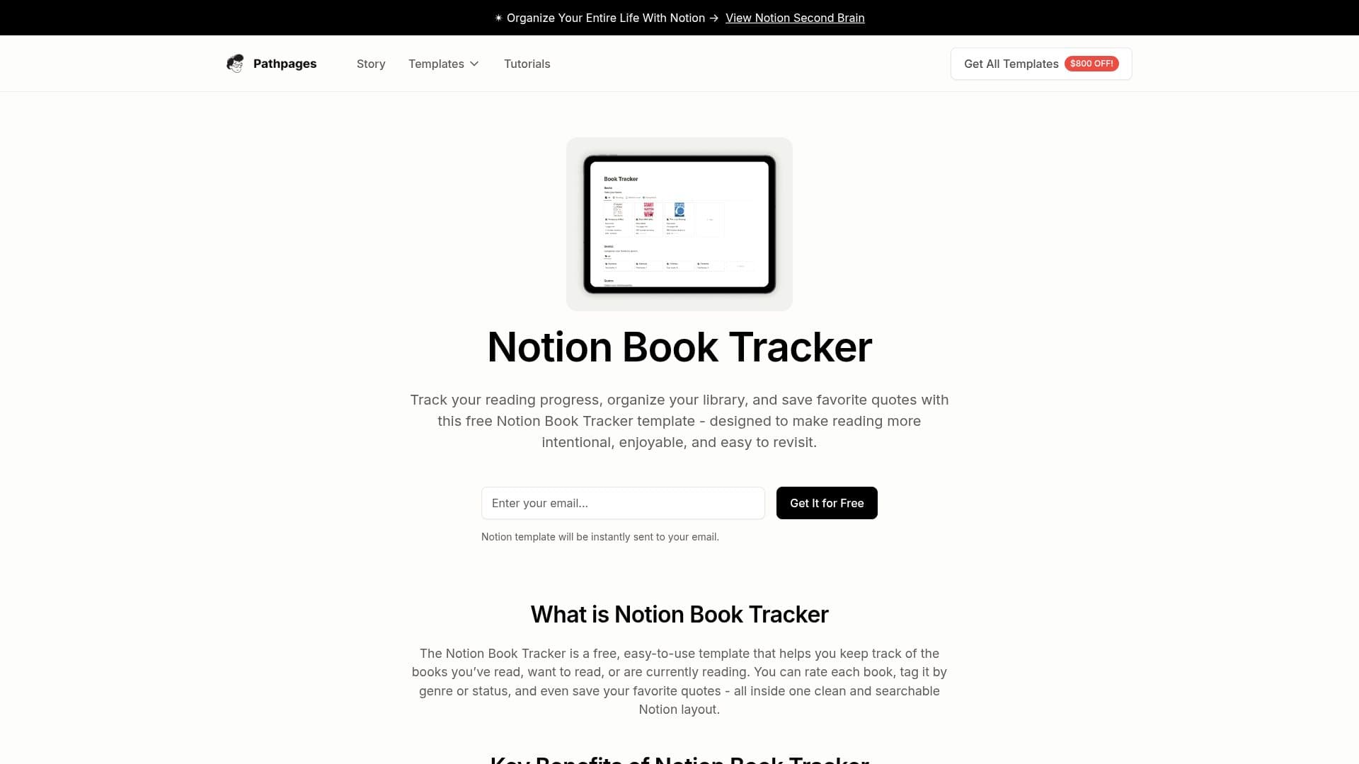 12 Best Templates Notion Users Need in 2025 - Notion Book Tracker